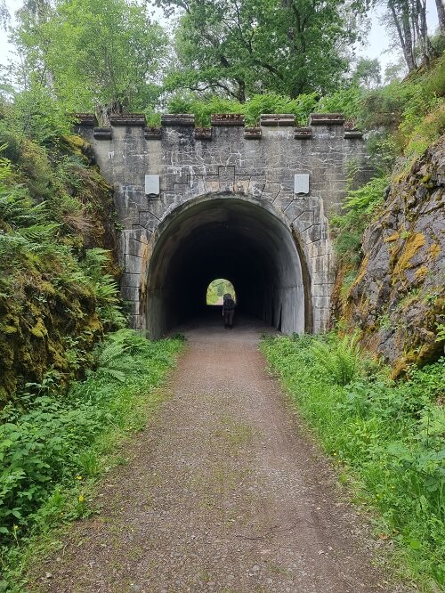 Oude spoorwegtunnel Great Glen Way